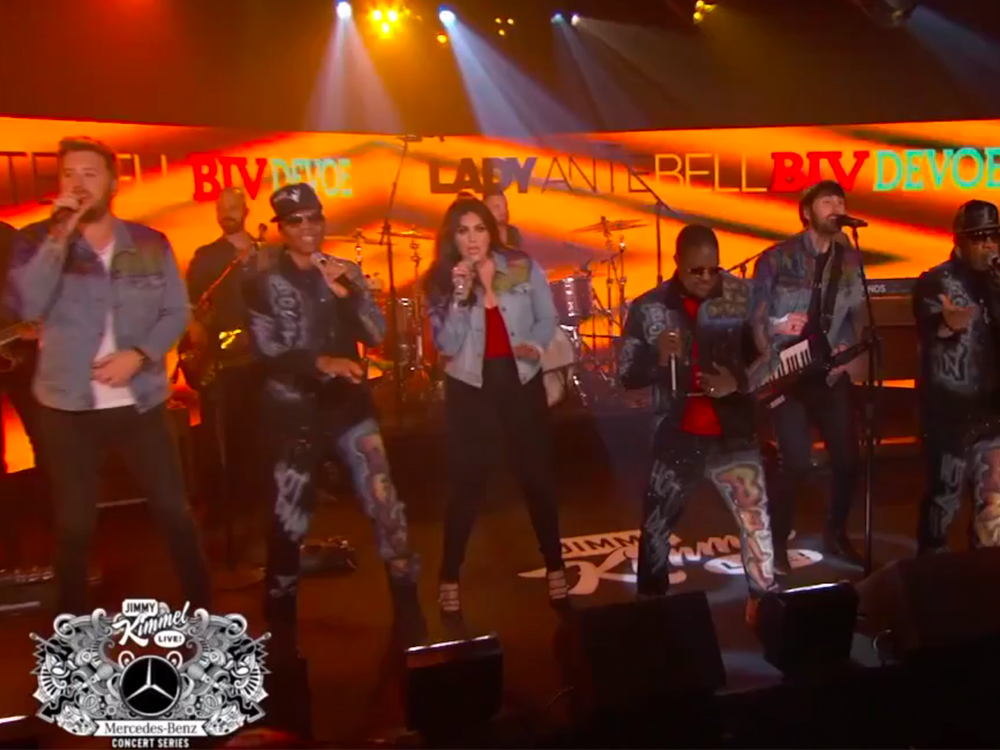 Watch Lady Antebellum and Bell Biv DeVoe Mashup “Need You Now” and “Poison” on “Jimmy Kimmel Live”